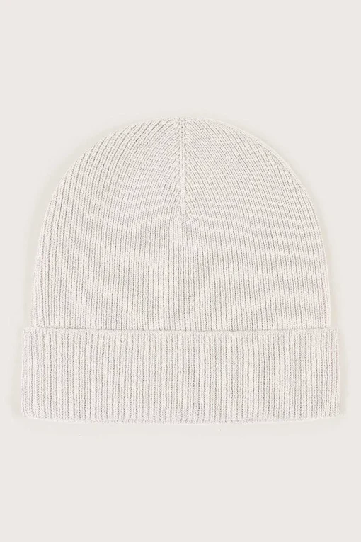 Ezra Knitted Cashmere Blend Beanie In Sand<Lavish Alice Cheap