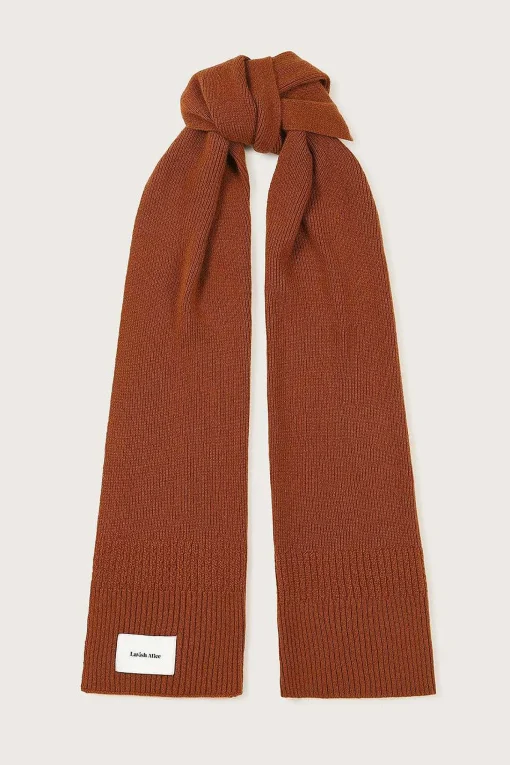 Ezra Knitted Cashmere Blend Beanie In Camel<Lavish Alice Cheap