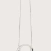 Viviana Sculptural Acrylic Clutch Bag In Silver<Lavish Alice Cheap